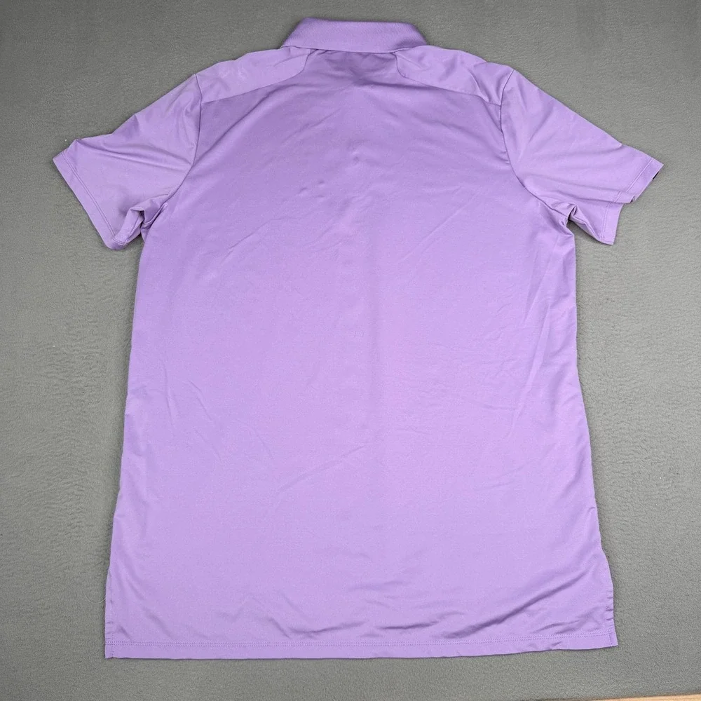RLX‎ Ralph Lauren Polo Shirt Mens Large Purple Performance Golf Top Stretch